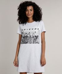 Camisola-Feminina-Friends-Manga-Curta-Cinza-Mescla-Claro-9700685-Cinza_Mescla_Claro_1 Camisola-Feminina-Friends-Manga-Curta-Cinza-Mescla-Claro-9700685-Cinza_Mescla_Claro_1