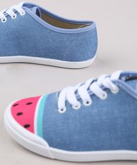 Tenis-Jeans-Infantil-Molekinha-com-Melancia-Azul-Medio-9668061-Azul_Medio_5