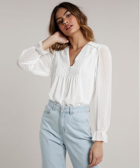 Blusa-Feminina-Mindset-Transparente-Texturizada-Manga-Longa-Decote-V-Branco-9662281-Branco_1