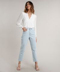 Blusa-Feminina-Mindset-Transparente-Texturizada-Manga-Longa-Decote-V-Branco-9662281-Branco_3