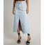 Saia-Jeans-Feminina-Longa-Destroyed-com-Fenda-e-Bolsos-Azul-Claro-9666381-Azul_Claro_2