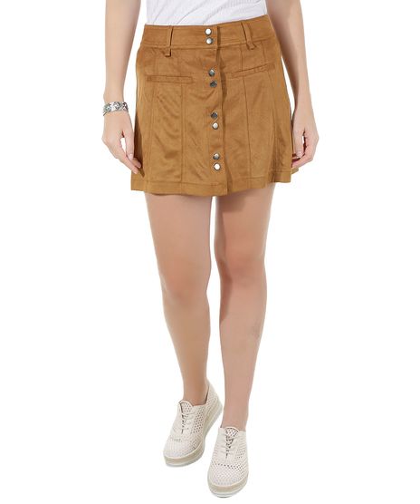 Saia-em-Suede-Evase-Caramelo-8460191-Caramelo_1