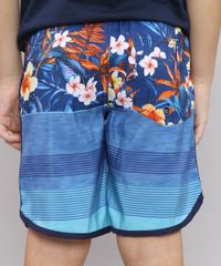 Bermuda-Surf-Infantil-Estampada-Floral-com-Listras-Azul-9559456-Azul_4