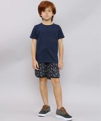 Bermuda-Surf-Infantil-Estampada-Tropical-com-Bolso-Preta-9559493-Preto_3