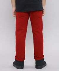 Calca-de-Sarja-Infantil-Color-Slim-com-Bolsos-Vermelha-9528634-Vermelho_2