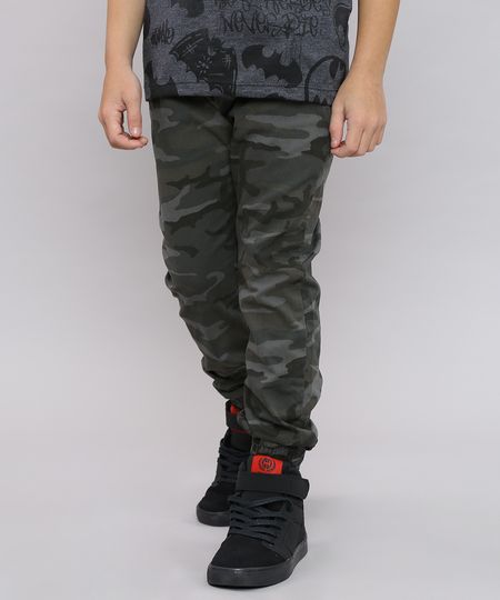 Calca-de-Sarja-Infantil-Tal-Pai-Tal-Filho-Jogger-Estampada-Camuflada-Verde-Militar-9636920-Verde_Militar_1