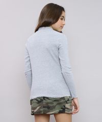 Blusa-Infantil-Basica-Canelada-Gola-Alta-Manga-Longa-Cinza-Mescla-9551800-Cinza_Mescla_2