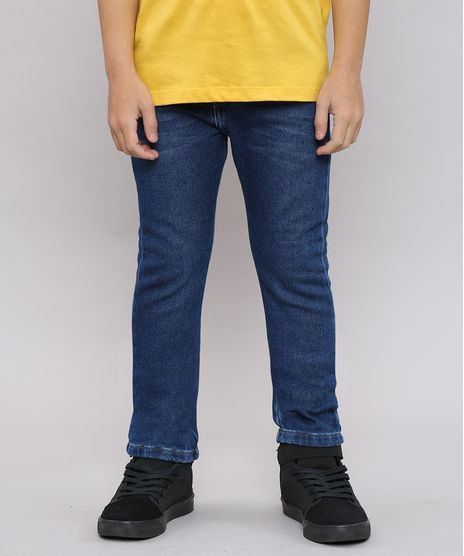 Calca-Jeans-Infantil-Color-Slim-com-Bolsos-Azul-Escuro-9636923-Azul_Escuro_1