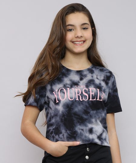Blusa-Infantil-Estampada-Tie-Dye--Always-Yourself--Manga-Curta-Preta-9637432-Preto_1 Blusa-Infantil-Estampada-Tie-Dye--Always-Yourself--Manga-Curta-Preta-9637432-Preto_1