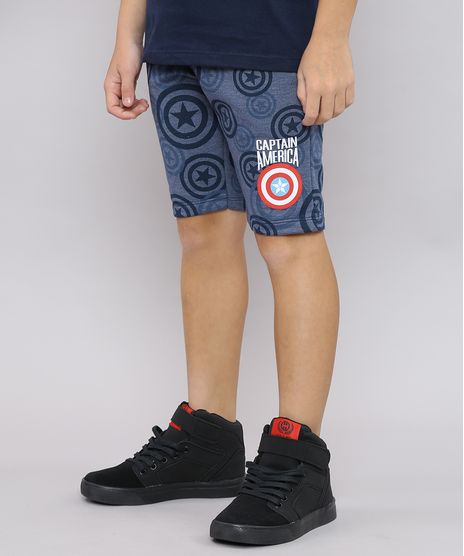 Bermuda-Infantil-Capitao-America-Estampada-em-Moletom-com-Bolso-e-Cordao-Azul-Marinho-9659208-Azul_Marinho_1