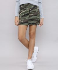 Saia-de-Sarja-Infantil-Tal-Pai-Tal-Filha-Cargo-Estampada-Camuflada-Verde-Militar-9655380-Verde_Militar_1