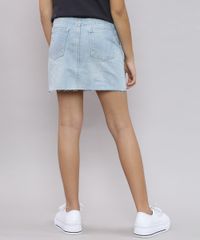 Saia-Jeans-Infantil-Destroyed-com-Botoes-Azul-Claro-9621585-Azul_Claro_2 Saia-Jeans-Infantil-Destroyed-com-Botoes-Azul-Claro-9621585-Azul_Claro_2