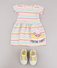 Vestido-Infantil-Peppa-Pig-Listrado-Manga-Curta-Off-White-9688722-Off_White_3
