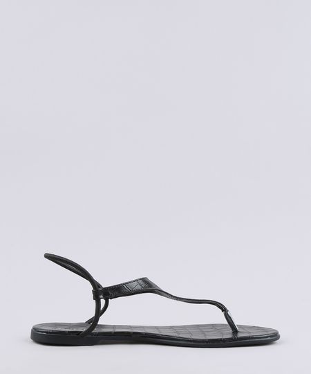 Rasteira-Feminina-Oneself-Croco-com-Elastico-Preta-9627283-Preto_1 Rasteira-Feminina-Oneself-Croco-com-Elastico-Preta-9627283-Preto_1