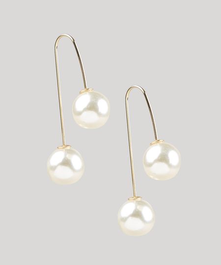 Brinco-Feminino-Folheado-com-Perola-Dourado-9657444-Dourado_1