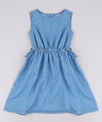 Vestido-Jeans-Infantil-com-Vazado-Sem-Manga-Azul-Medio-9654492-Azul_Medio_1