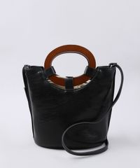 Bolsa-Feminina-Balde-Tote-Media-com-Argola-de-Madeira-e-Alca-Transversal-Preta-9604656-Preto_1