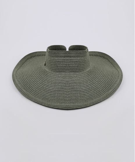 Viseira-de-Praia-Feminina-Dobravel-Verde-Militar-9621473-Verde_Militar_1