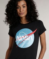 Blusa-Feminina-com-Estampa-Lunar-Metalizada-Manga-Curta-Decote-Redondo--Preta-9238969-Preto_4