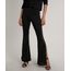 Calca-Feminina-Flare-com-Lurex-e-Fenda-Preta-9703993-Preto_1
