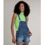 Jardineira-Jeans-Feminina-Relaxed-com-Rasgos-Azul-Medio-9670252-Azul_Medio_1
