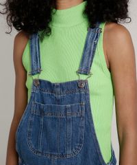 Jardineira-Jeans-Feminina-Relaxed-com-Rasgos-Azul-Medio-9670252-Azul_Medio_4