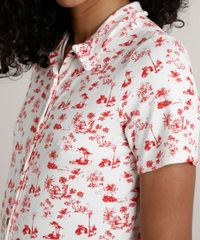 Camisa-Feminina-Estampada-de-Coqueiros-Manga-Curta-Off-White-9697068-Off_White_4