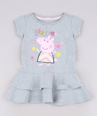 Vestido-Infantil-Peppa-Manga-Curta-Cinza-Mescla-Claro-9688776-Cinza_Mescla_Claro_2