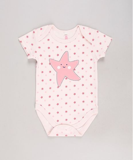Body-Infantil-Estrela-do-Mar-Estampado-Manga-Curta-Rose-9584508-Rose_1