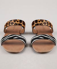 Rasteira-Feminina-Oneself-em-Couro-Animal-Print-Onca-e-Zebra-Preta-9701562-Preto_4