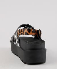 Sandalia-Feminina-Birken-Oneself-Flatform-em-Couro-Animal-Print-Onca-e-Zebra-Preta-9701566-Preto_3