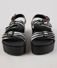 Sandalia-Feminina-Birken-Oneself-Flatform-em-Couro-Animal-Print-Onca-e-Zebra-Preta-9701566-Preto_4