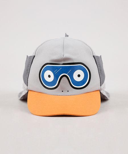 Bone-Infantil-Aba-Curva-Tubarao-com-Protetor-Cinza-9668923-Cinza_1 Bone-Infantil-Aba-Curva-Tubarao-com-Protetor-Cinza-9668923-Cinza_1