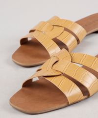 Rasteira-Feminina-Oneself-Croco-com-Tiras-Transpassadas-Mostarda-9676087-Mostarda_2