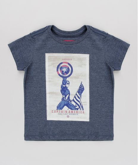 Camiseta-Infantil-Tal-Pai-Tal-Filho-Capitao-America-Manga-Curta-Azul-Escuro-9685939-Azul_1