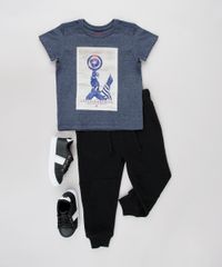 Camiseta-Infantil-Tal-Pai-Tal-Filho-Capitao-America-Manga-Curta-Azul-Escuro-9685939-Azul_3