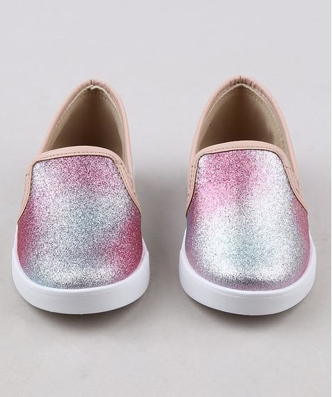 slip on molekinha glitter