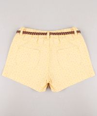 Short-Infantil-Estampado-de-Estrela-com-Cinto-Mostarda-9567788-Mostarda_2