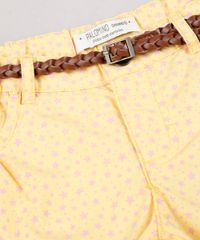 Short-Infantil-Estampado-de-Estrela-com-Cinto-Mostarda-9567788-Mostarda_3