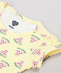 Blusa-Infantil-Estampada-de-Melancias-Manga-Curta-Amarela-9679489-Amarelo_4