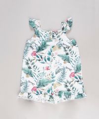 Macaquinho-Infantil-Estampado-de-Folhagem-com-Babado-Sem-Manga-Branco-9678245-Branco_1