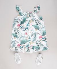Macaquinho-Infantil-Estampado-de-Folhagem-com-Babado-Sem-Manga-Branco-9678245-Branco_3