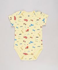 Body-Infantil-Estampado-de-Carros-Manga-Curta-Amarelo-9586936-Amarelo_1