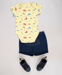 Body-Infantil-Estampado-de-Carros-Manga-Curta-Amarelo-9586936-Amarelo_3
