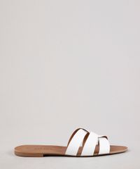 Rasteira-Feminina-Oneself-Croco-com-Tiras-Transpassadas-Branca-9676086-Branco_1