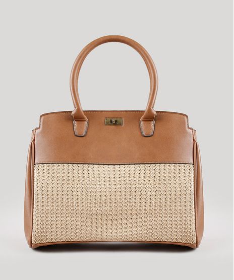 Bolsa-Feminina-Shoulder-Grande-com-Palha-Marrom-9604662-Marrom_1