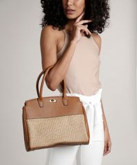 Bolsa-Feminina-Shoulder-Grande-com-Palha-Marrom-9604662-Marrom_2