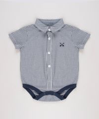Body-Camisa-Infantil-Estampado-Xadrez-Vichy-Manga-Curta-Azul-Marinho-9574533-Azul_Marinho_1