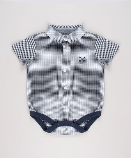 Body-Camisa-Infantil-Estampado-Xadrez-Vichy-Manga-Curta-Azul-Marinho-9574533-Azul_Marinho_1