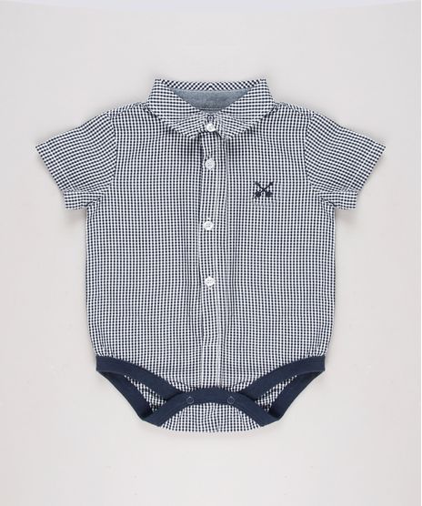 Body-Camisa-Infantil-Estampado-Xadrez-Vichy-Manga-Curta-Azul-Marinho-9574533-Azul_Marinho_1